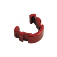 Aluminium Brake Hose Clips - Red